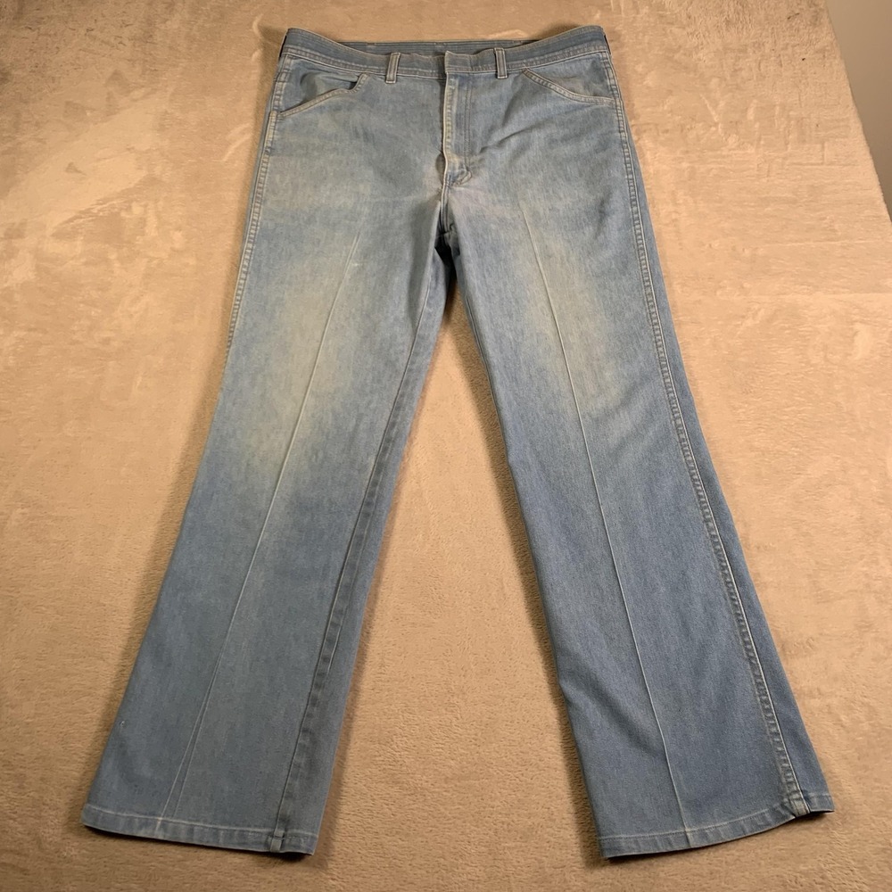 Vintage Elite‎ Jeans Mens 36x30 Blue Denim Western Denim Made in USA Lot 81780